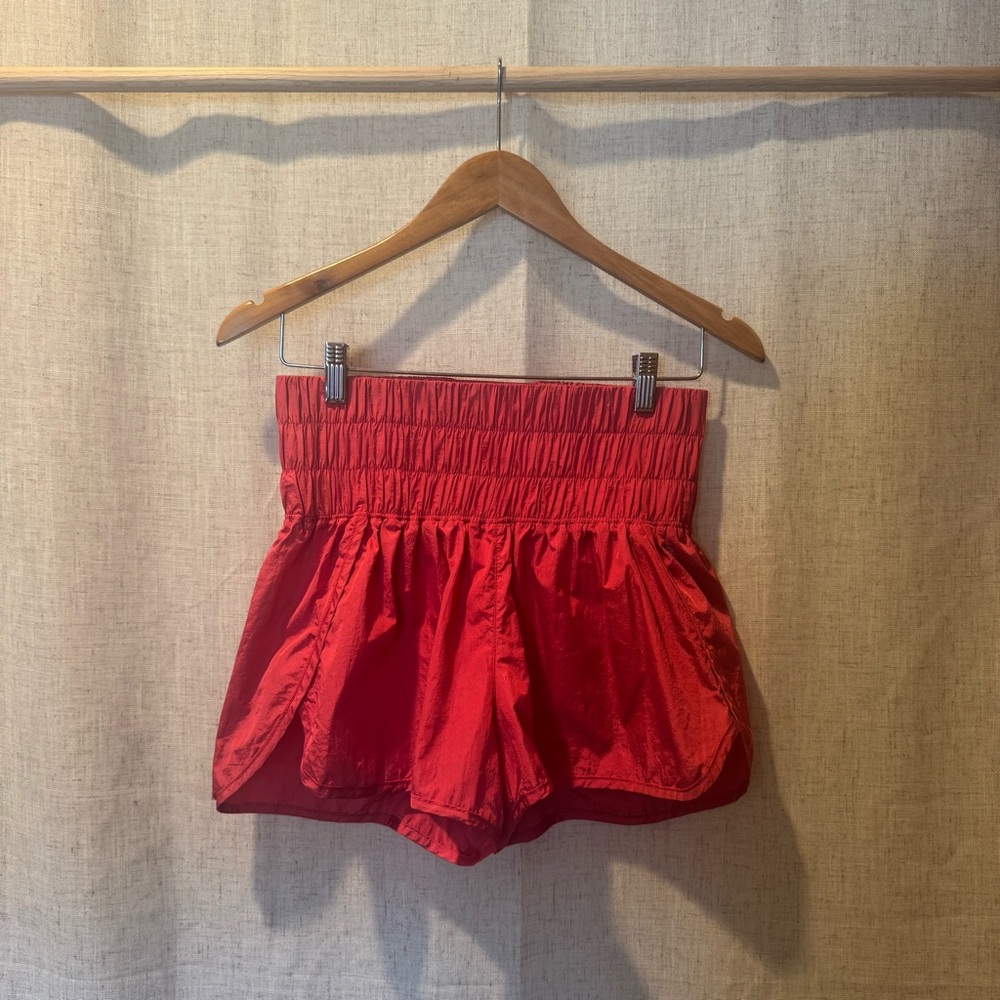 Free people Red Women's Shorts